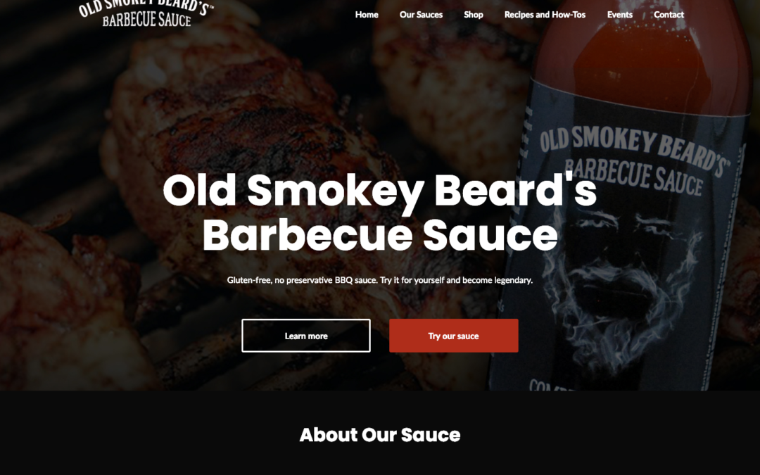 Old Smokey Beard’s Barbecue Sauce Website