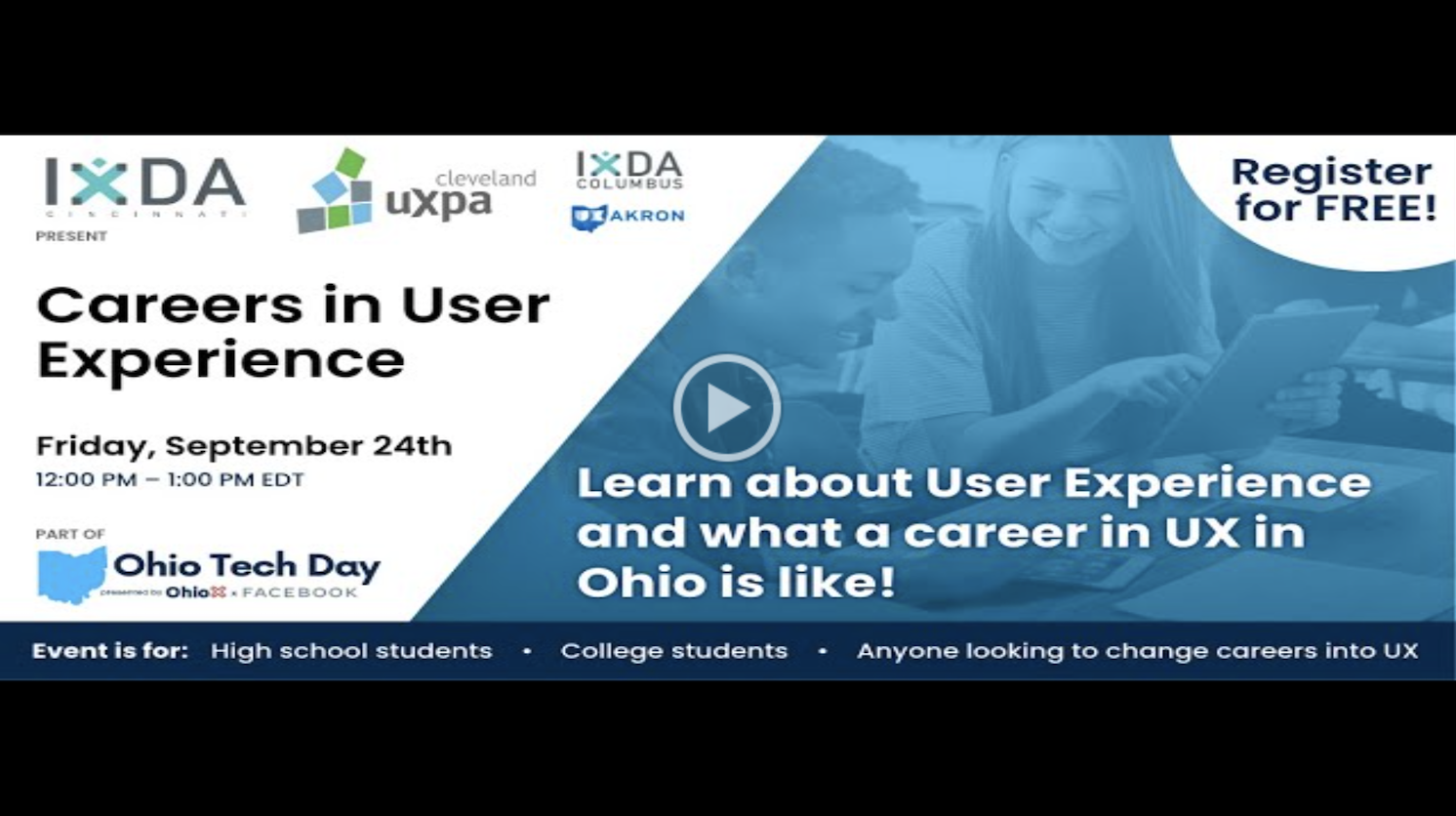 Intro to UX - Ohio Tech Day 2021