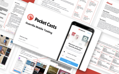 Assignment: Pocket Casts Guerrilla Mobile Usability Testing